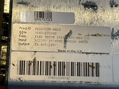 BALDOR FD2A02TR-RN20 FlexDrive 230 VAC Industrial Control System - Image 5