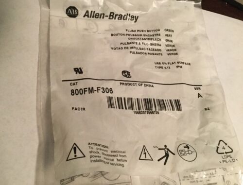 Allen-Bradley 800FM-F306 Flush Push Button