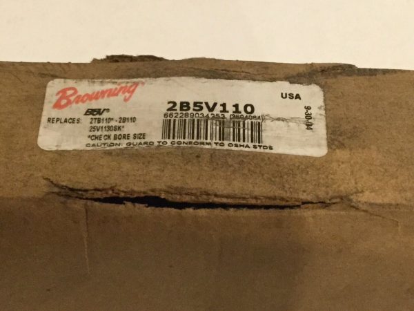 Browning 2B5V110 Pulley 2-Groove - Image 2
