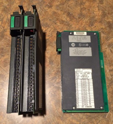 LOT OF 3 ALLEN BRADLEY 1771-OBD 10 TO 60 VDC OUTPUT MODULES 1771OBD