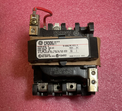 General Electric CR306J1** Magnetic Motor Starter
