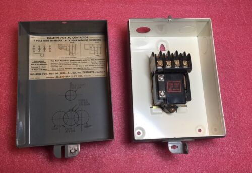 Allen Bradley 702TAD93 Enclosure With 702TOA93 Contactor