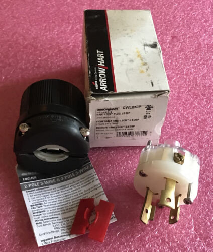 Arrow Hart CWL530P Hart-Lock Plug L5-30P