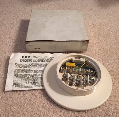 BRK System Sensor Devision B106B