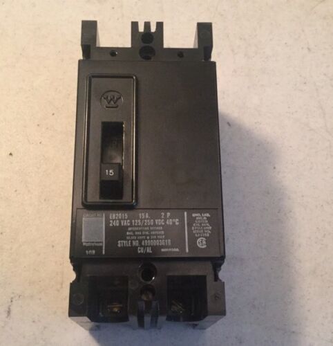Westinghouse EB2015 Circuit Breaker 15A 2-Pole 240VAC
