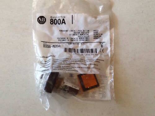 Allen Bradley Momentary Contact Push Button Amber 800A-M2DA