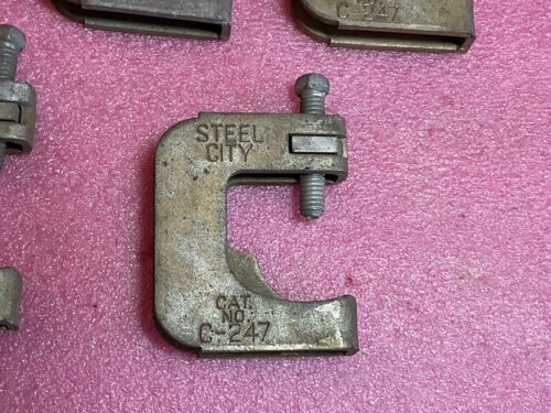 Lot Of 5 Steel City Conduit To Beam Clamp C-247 - Image 2