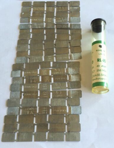 Shawmut RL40 250v Renewal Links Lot Of 21