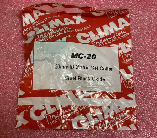 Climax 20MM ID Metric Set Collar Steel Black Oxide MC-20