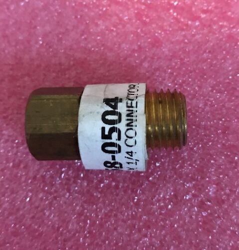 Anderson Metals 50068-0504 Brass Tube Fitting Connector 5/16" x 1/4"