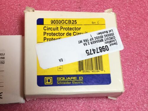 Square D 9080GCB25 Breaker 2.5A - Image 5