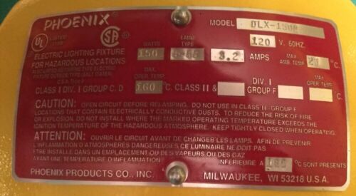 Phoenix Docklite Loading Light DLX-150N For Hazardous Locations