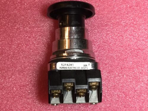 Furnas 52PA2W1 Push Button, Black