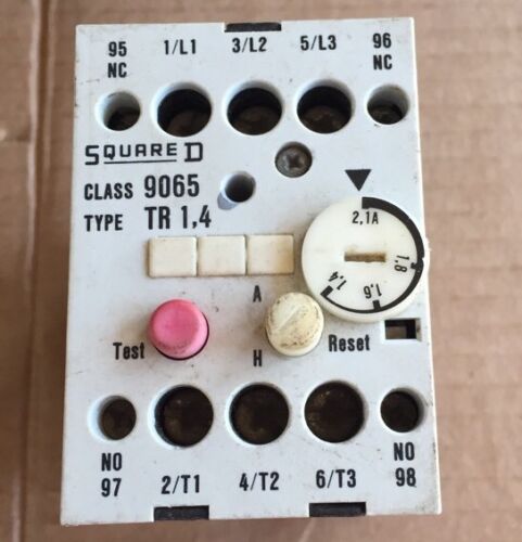 SquareD 9065 TR1.4 Overload Relay