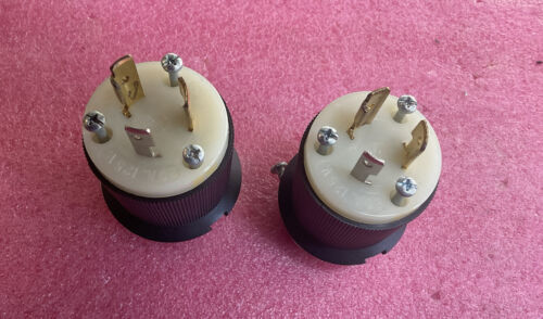 Lot Of 2 Hubbell HBL2311 Electrical Plug 20A 125V