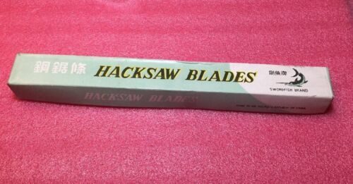 Swordfish Hacksaw Blades 12”x 1/2” 18 TPI, 72 Blades Per Pack