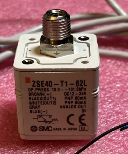 SMC ZSE40-T1-62L Vacuum Pressure Switch - Image 2