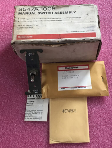 Honeywell S547A 1005 Manual Switch Assembly