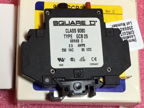 Square D 9080GCB25 Breaker 2.5A - Image 2