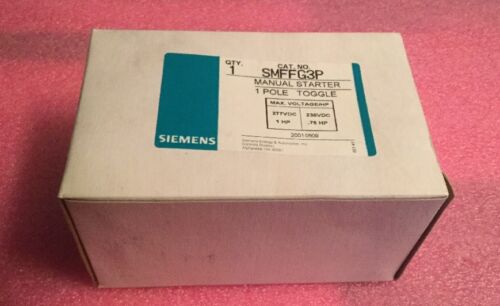 Siemens SMFFG3P Manual Starter 1Pole Toggle 277V