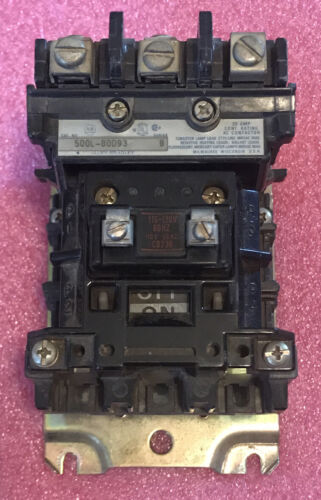 Allen Bradley 500L-B0D93 SER. B 115-120V Contactor