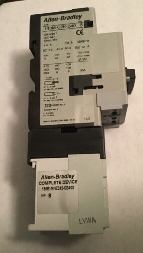 Allen Bradley 190E-MNZ242-CB40S Motor Starter 2.5-4.0A