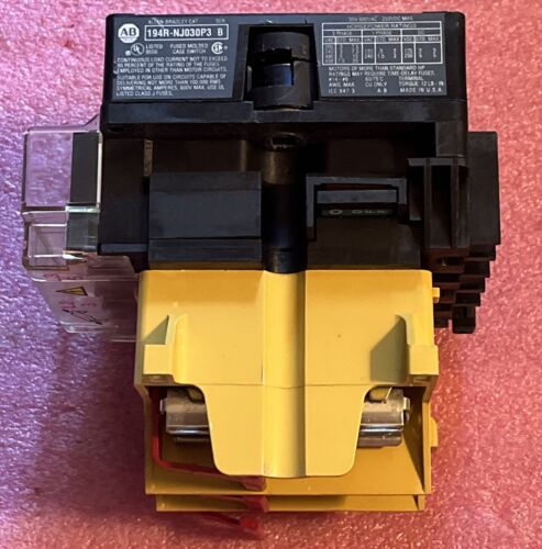 Allen Bradley 194R-NJ030P3 Ser B 3Pole 30A Fused Disconnect Switch