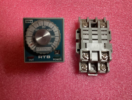 IDEC RTB-CB1N Electronic Timer - With Base 0-180Sec.