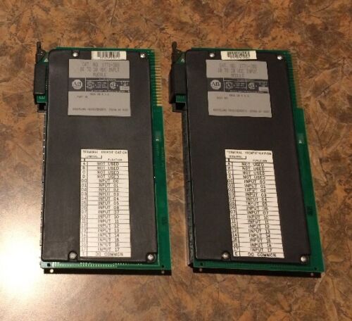 Lot Of 2 - ALLEN BRADLEY 1771-IBD  INPUT MODULE 10-30VDC used
