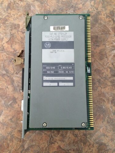 ALLEN BRADLEY 1772-LZP PROCESSOR W/ POWER SUPPLY