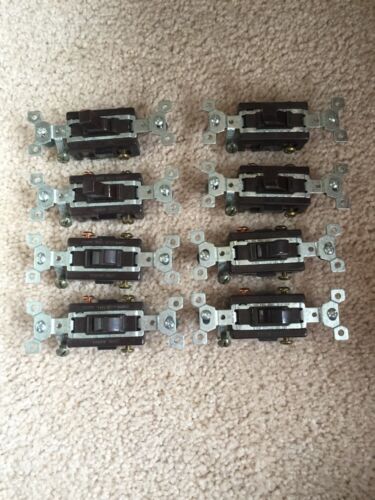 Arrow Hart AHCS315 15Amp 120/277Vac 3 Pole Brown Lot Of 8