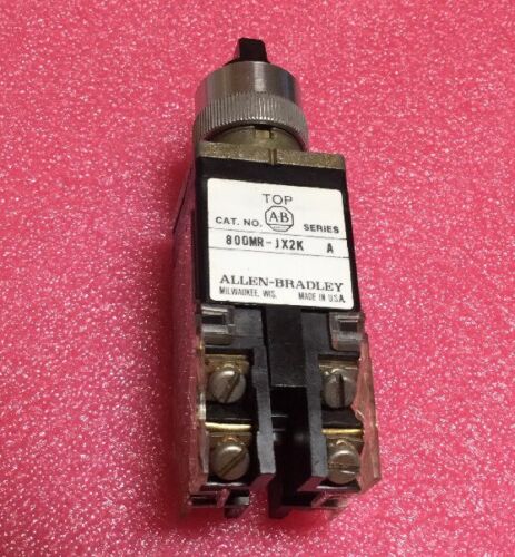 Allen Bradley 800MR-JX2K Switch With 800M-XAK Contacts
