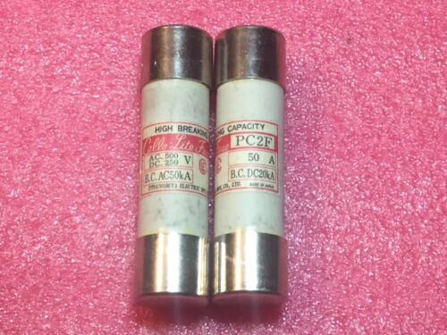 Lot Of 2 Cello -Lite PC2F Fuse 50A 500Vac