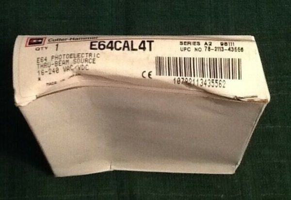 Cutler-Hammer E64CAL4T Photoelectric Thru-Beam Source 16-240 VAC/VDC - Image 3