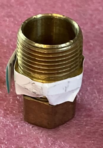 Anderson Metals 50068-1012 5/8 Compression x 3/4 Male Pipe Connector