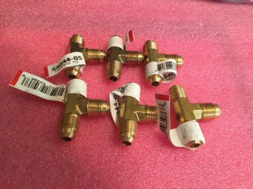 Lot Of 6 Anderson Metals 54044-05 5/16" 3 Way Flare Tee