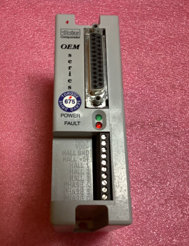 Parker Compumotor OEM675T Servo Motor Drive 25-75VDC 12A Hall Effect