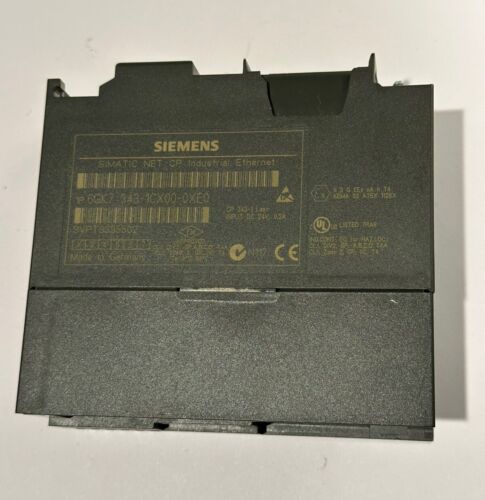 Siemens Simatic Net CP 6GK7 343-1CX00-0XE0 Ethernet Communication