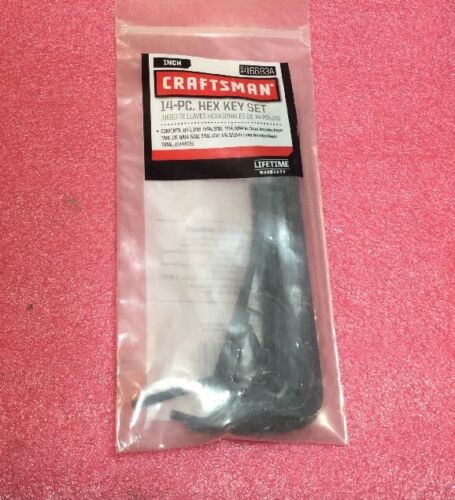 Craftsman 14-Pc Hex Key Set 946683A Inch