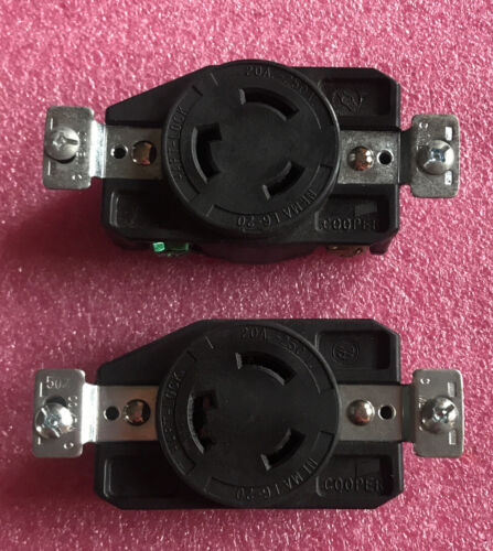 Lot Of 2 Arrow Hart CWL620R 2P 3W Receptacle