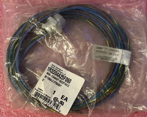 Brad Harrison 1R3D04A25F060 3P Female Straight Mini Charge Receptacle
