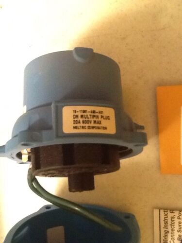 Meltric DN9 20Amp 600Vac Plug 19-11061-A83-A01 - Image 2