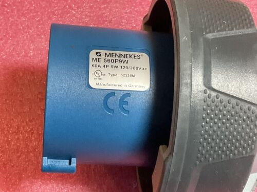 Mennekes ME 560P9W 60A 4P 5W 120/208Vac Plug - Image 2