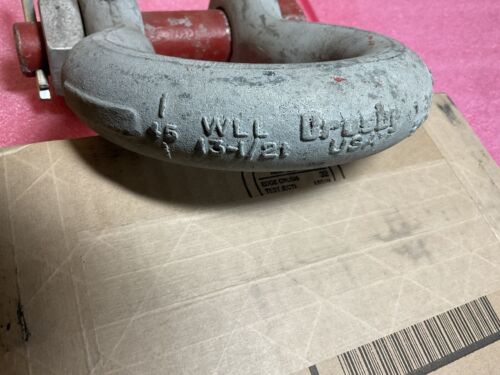 Crosby WLL 1 3/8 Safety Anchor Shackle 13 1/2 Ton - Image 5