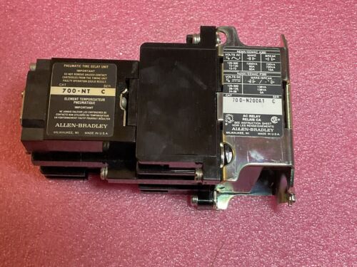 Allen Bradley 700-N200A1 Relay With 700-NT Pheumatic Time Delay Unit - Image 2