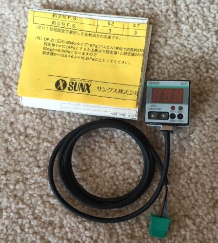 SUNX DIGITAL PRESSURE SENSOR DP-22Z 12-24 VDC