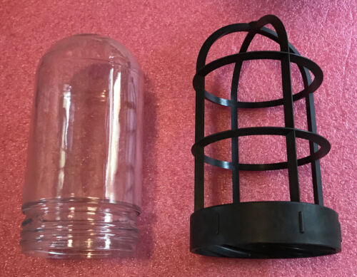 EPCO 15801 glass globe w/ safety cage