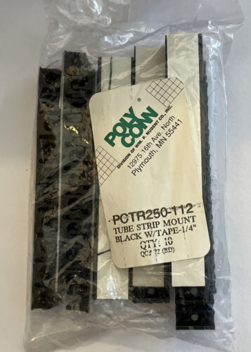 Bag Of 10 Poly Conn PCTR250-112 Tube Strip 1/4”