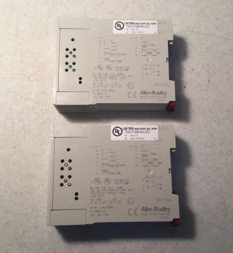 Lot Of 2 Allen Bradley 700-FSB3AU23 0.05-1sec Timer