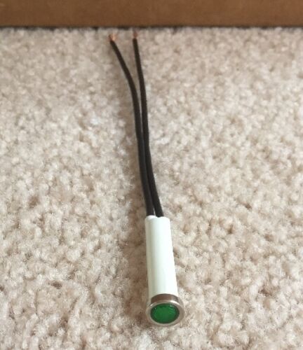 LEECRAFT 36 125V 1/3W ROUND GREEN INDICATOR LIGHT